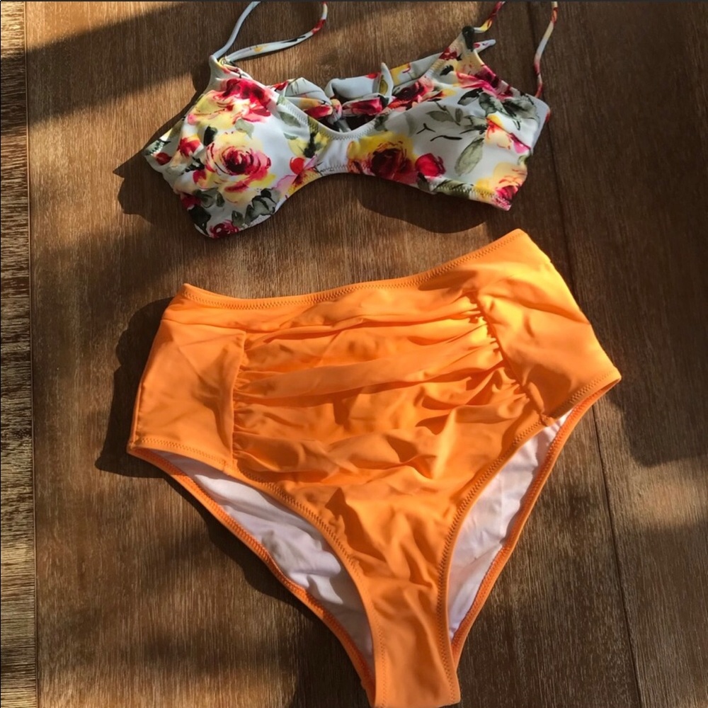 CUPSHE high waisted swimsuit